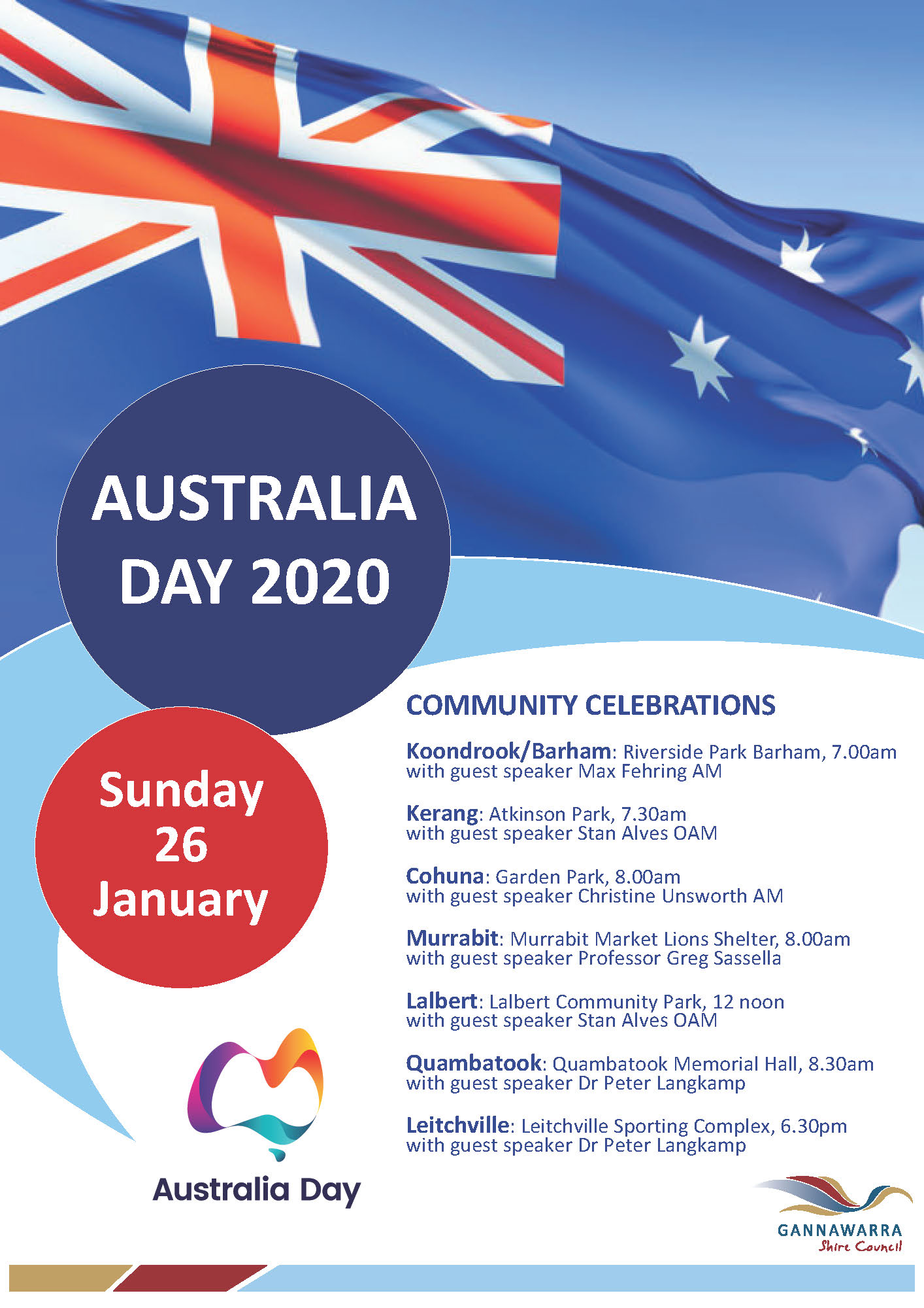 Australia Day 2020 - Gannawarra Shire Council