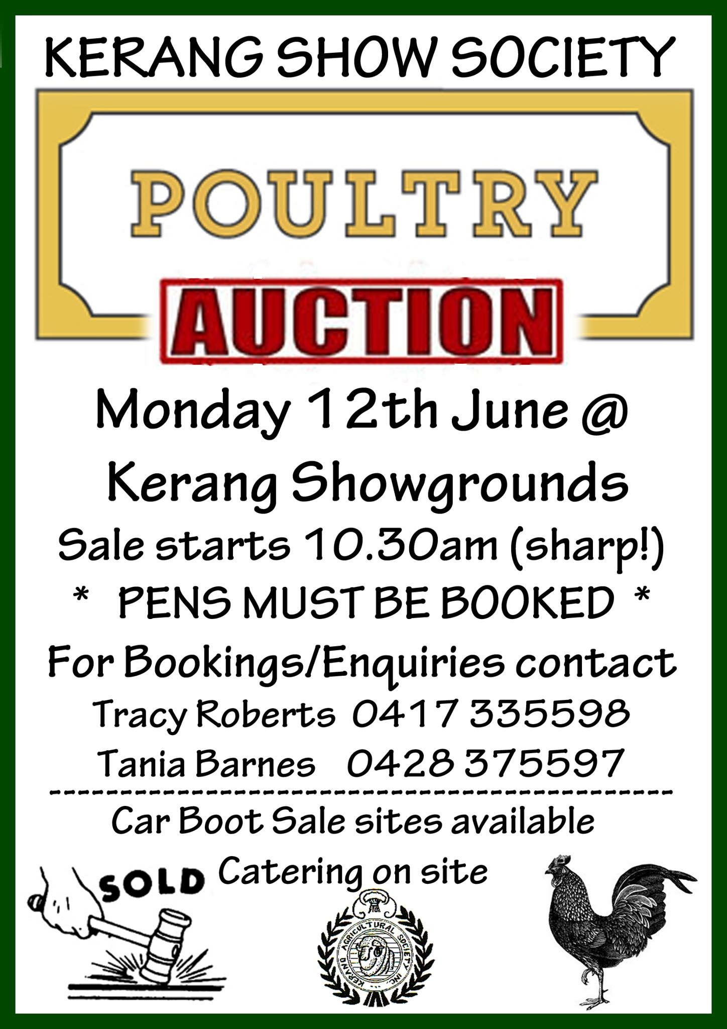 Kerang Agricultural Show Poultry Auction Gannawarra Shire Council