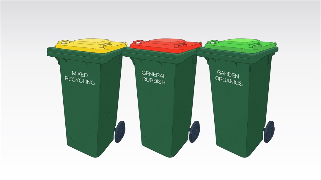 Small Green Recycling Bin Soft Plastic