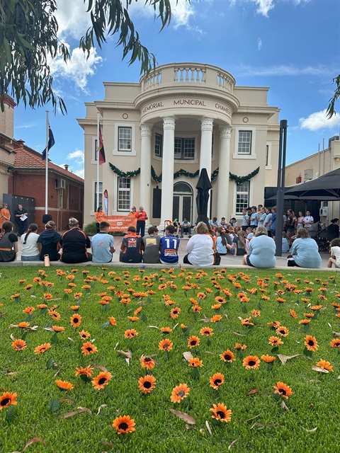 Gannawarra Goes Orange - Council building.jpg