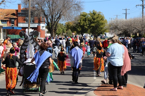 Kerang Book Parade - Street view 1.JPG